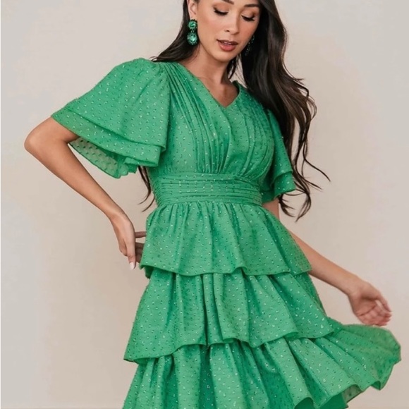 JessaKae Green Selena Dress - Picture 2 of 10